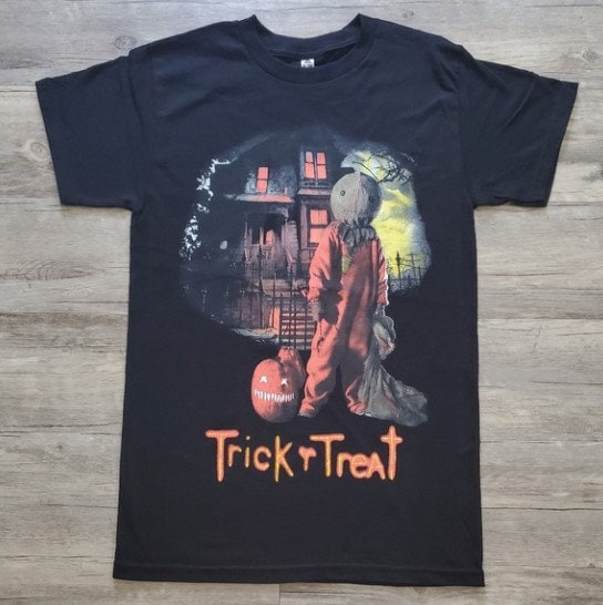 NEW TRICK R TREAT Unisex Hip Hop Fan Halloween Shirt