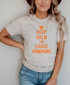 Pumpkin Carving Keep Calm Shirt