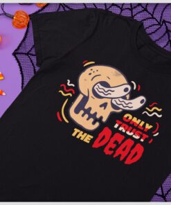 Rock and Roll Halloween Pumpkin Carving Skull Cool Shirt