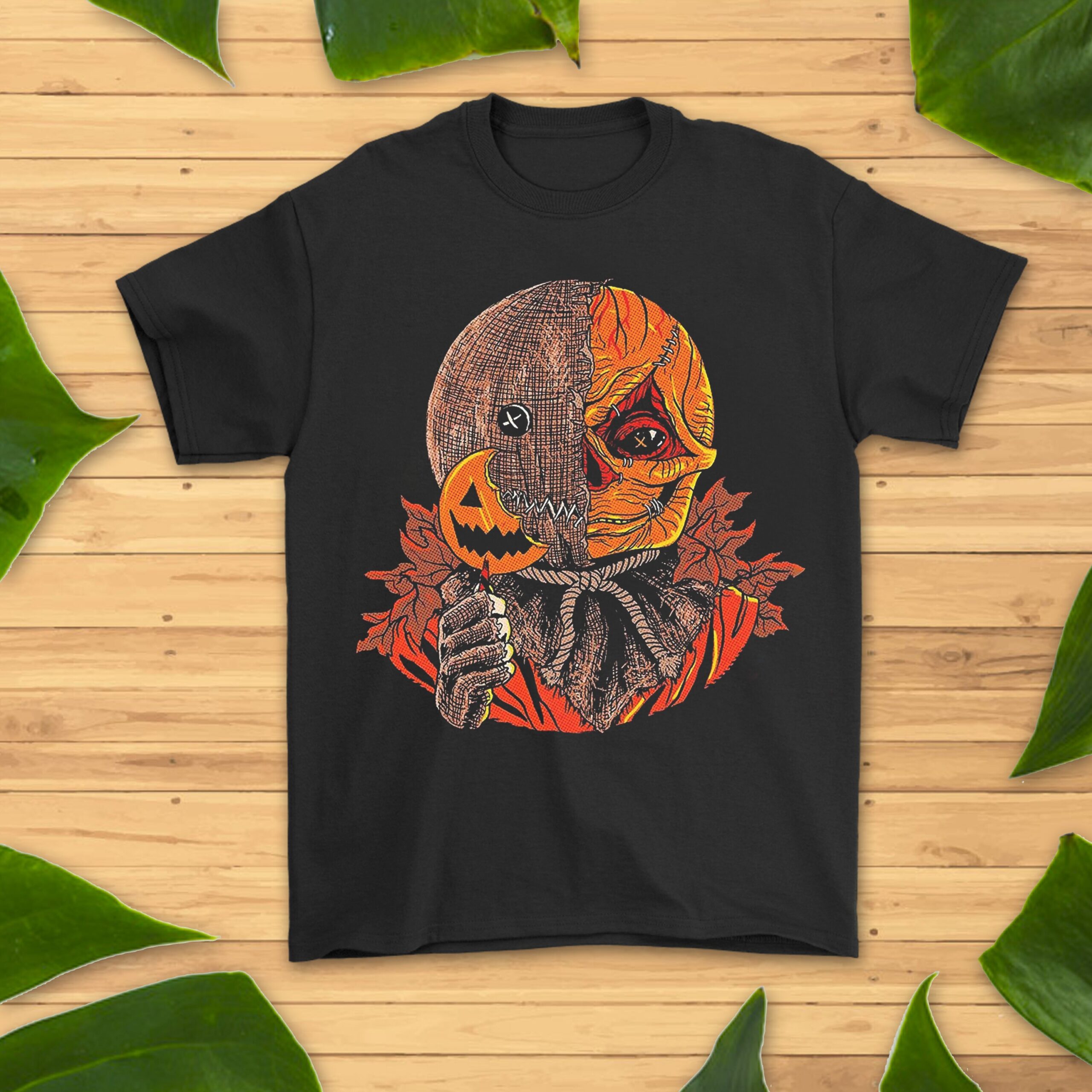 SAM Trick Or Treat Pumpkin Halloween Shirt
