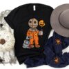 Sam Trick R Treat 90s Horror Halloween Shirt