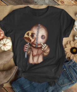 Sam Trick r Treat Horror Halloween Unisex Cotton shirt