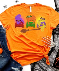 Sanderson Sisters Retro Hocus Pocus Halloween Gift Neon Shirt