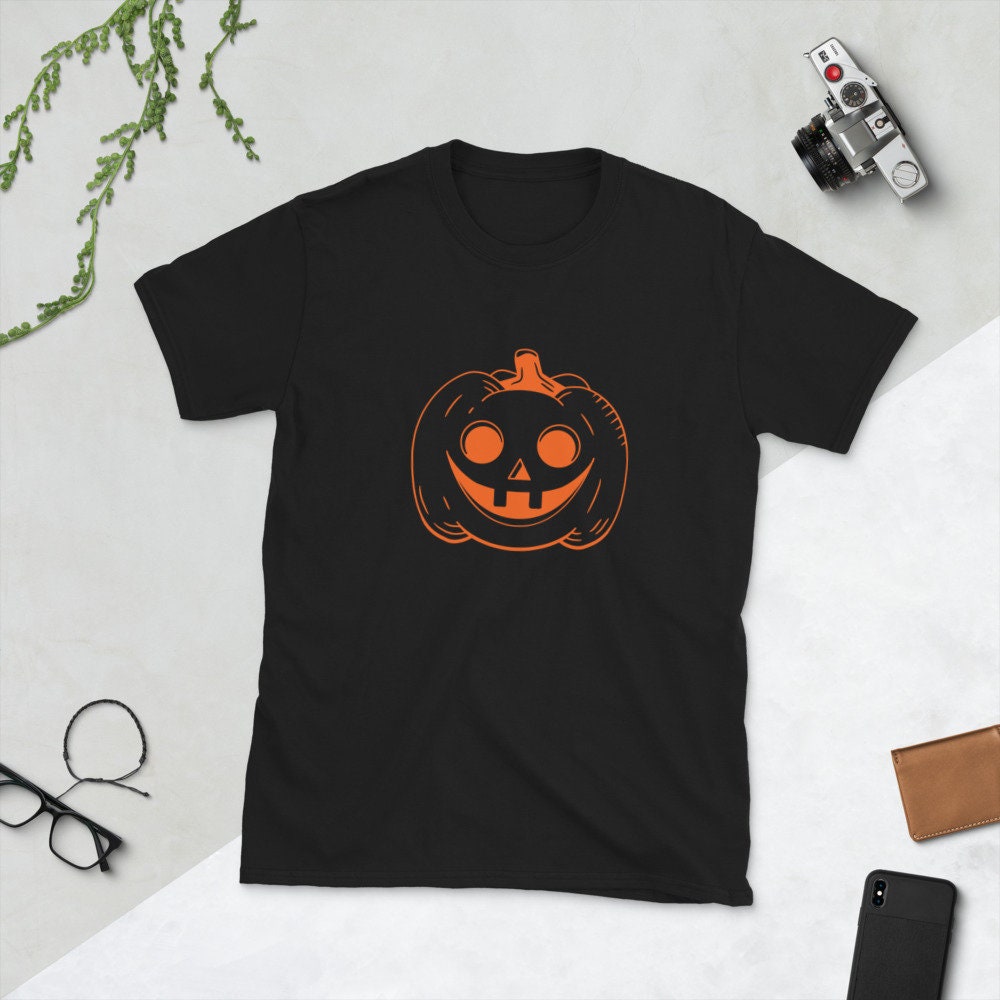Sleeve Unisex Shirt Halloween Pumpkin Carving