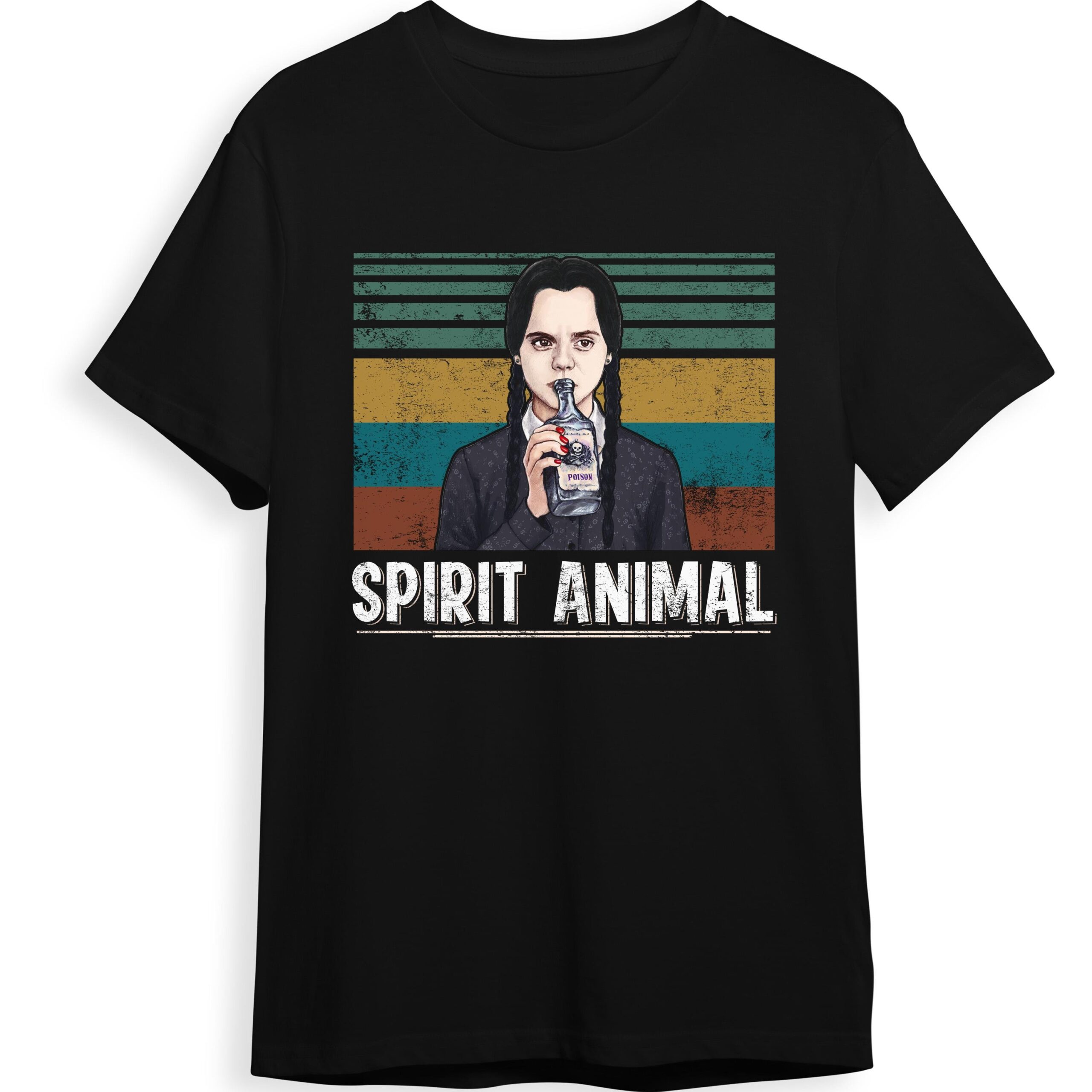 Spirit Animal Wednesday Addam Halloween Shirt