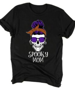 Spooky Mom Tee Witch Halloween Shirt