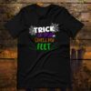 Never Trust The Living Crop Top Halloween Shirt Trick R Treat
