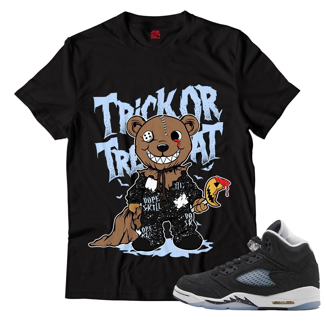 Trick Or Treat Unisex Match Jordan 5 Halloween Shirt