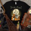 Trick ‘s Treat The Man Behind Pumpkin Halloween 2021 Shirt
