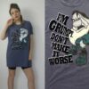 GRUMPY WITCH CAT Short Sleeve Unisex T-Shirt