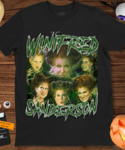 Winifred Sanderson Hocus Pocus Horror Face Poster Halloween Unisex Gift Shirt