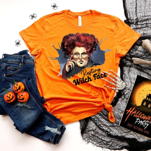 Winifred Sanderson Hocus Pocus Resting Halloween Shirt