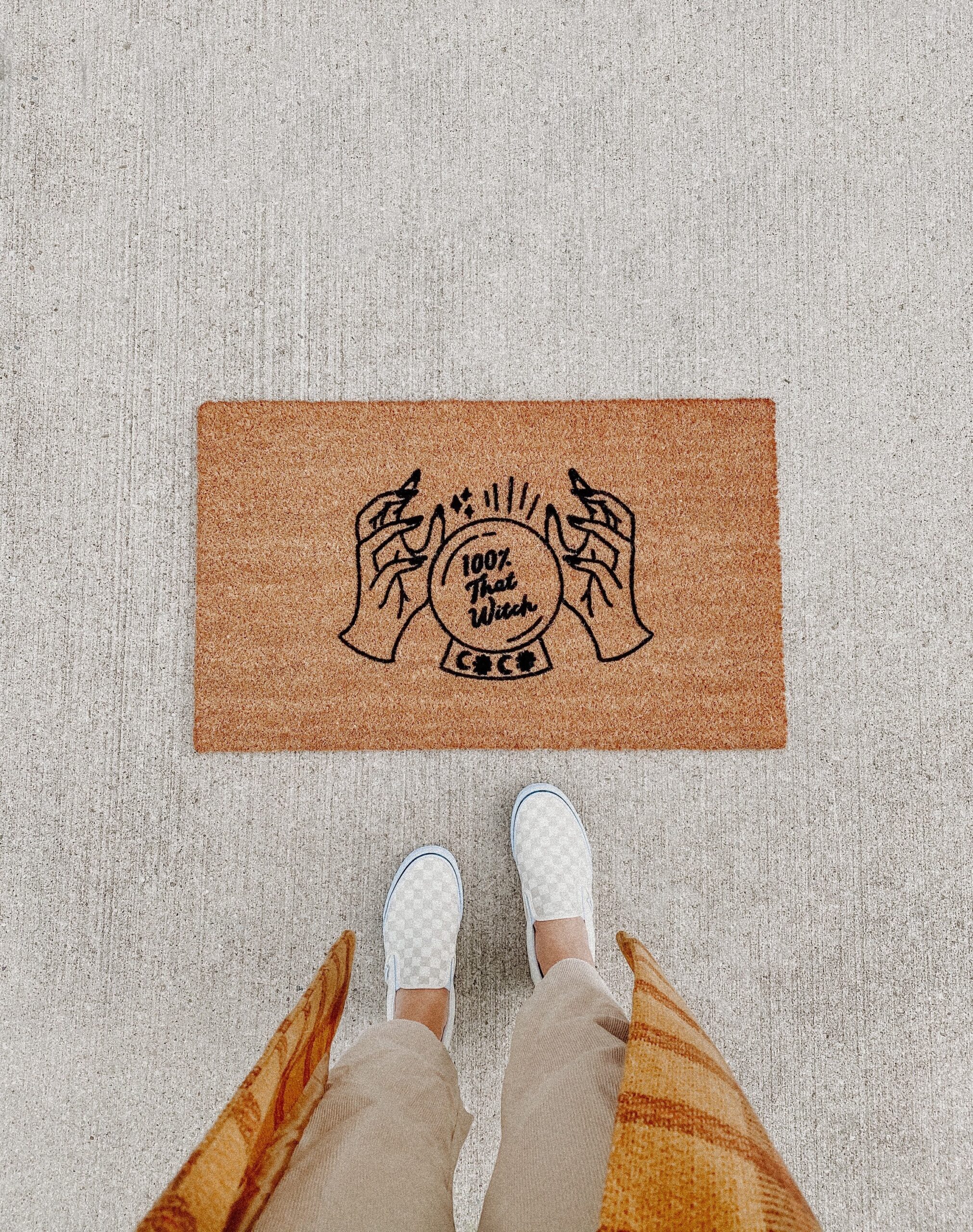 100% That Witch Outdoor Fall Doormat