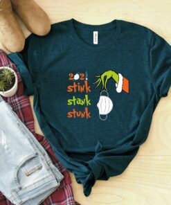 2021 Stink Stank Stunk Christmas Facemask Shirt