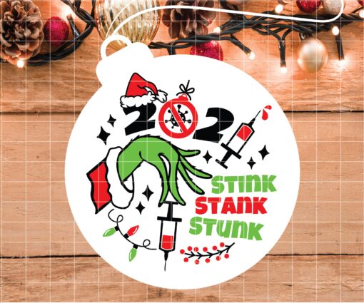 2021 Stink Stank Stunk Ornament For Christmas
