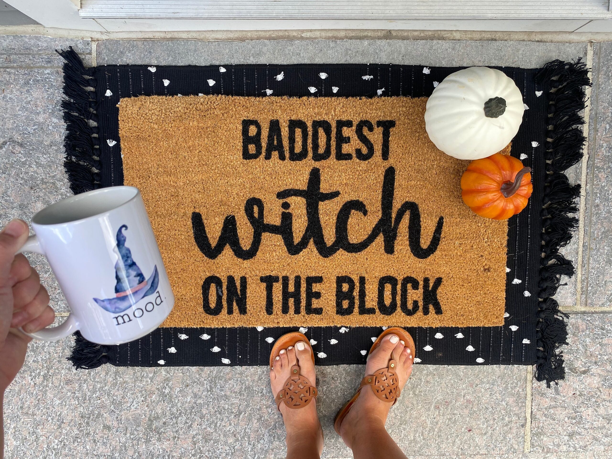 Baddest Witch On The Block Doormat