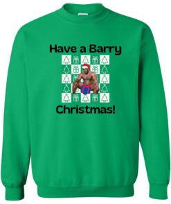 Barry Wood Christmas Censored Gift Ugly Sweater 2021