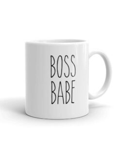 Boss Babe Coffee Farmhouse Rae Dunn Mug