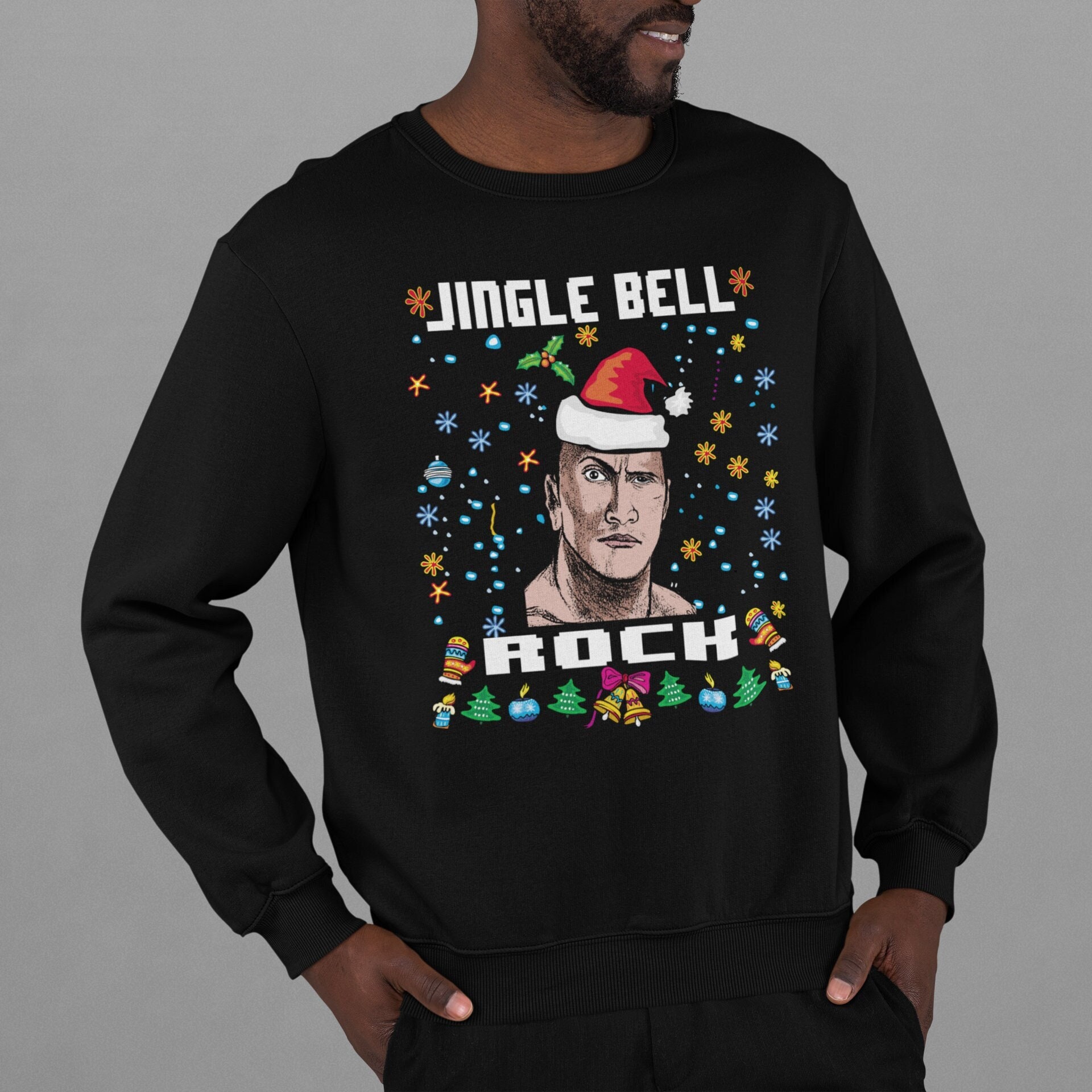 Christmas Jingle Bell Rock Meme Funny Sweatshirt Jumper - Teeholly