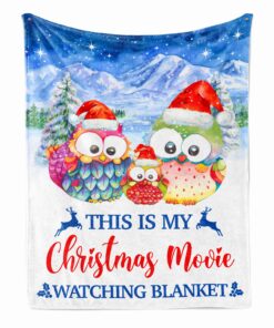 Christmas Movies House Fleece Sherpa Blanket