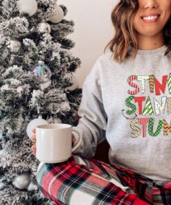 Christmas Sweatshirt Stink Stank Stunk 2021