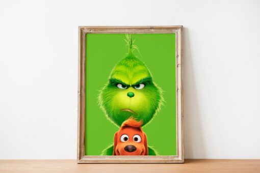 Christmas The Grinch And His Dog Max Moive Poster