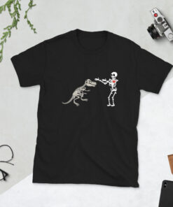 Dinosaur Skeleton Love Halloween Shirt