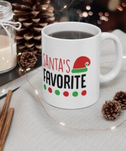 Funny Christmas Eve Santa’s Favorite Ho Mug