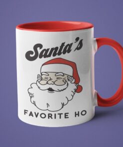 Funny Christmas Mug Santa’s Favorite Ho
