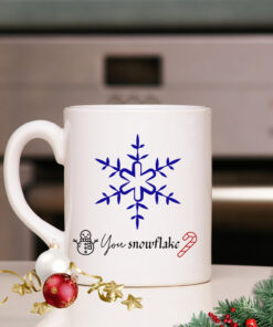 Funny Holiday Snowflake Mug