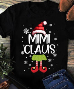 Funny Santa Mimi Claus Christmas Shirt