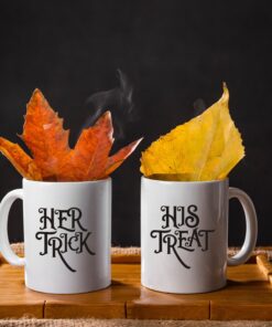 Halloween Couple trick r treat mug Gift for Adults