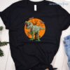 Spookysauraus Halloween Dinosaur Trex Shirt