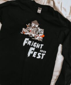 Halloween Fright fest horror character shirt