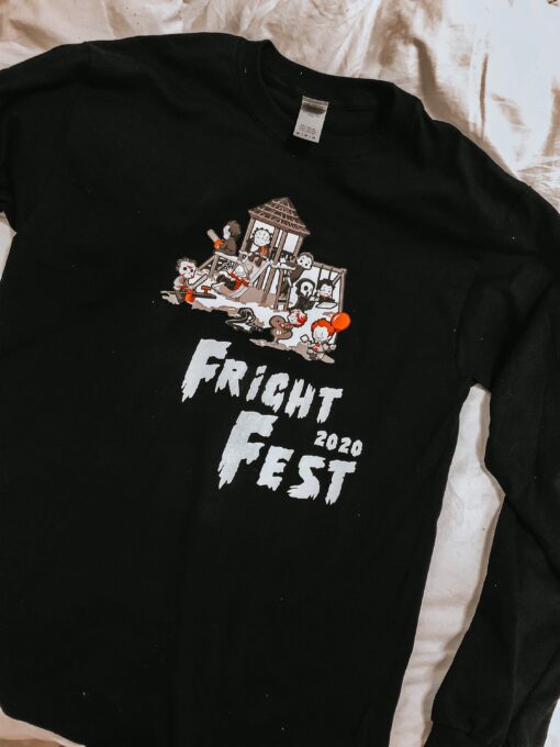Halloween Fright Fest Horror Character Shirt
