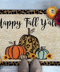 Happy Fall Y’all Thanksgiving Doormat