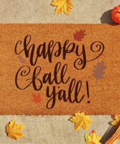 Happy Fall Yall Thanksgiving Doormat