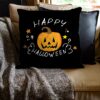 Halloween Grinning Pumpkin Pillow
