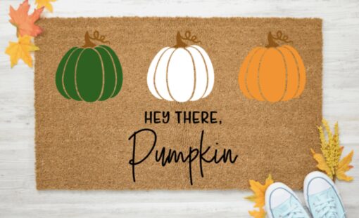 Hey There Pumpkin Thanksgiving Doormat