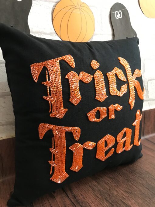 Halloween Decorations Trick Or Treat Pillow