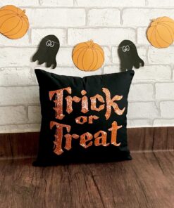 Halloween Decorations Trick or Treat pillow