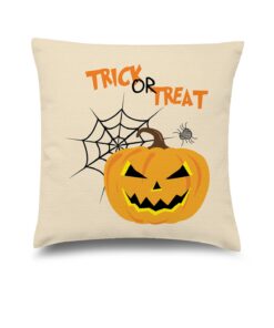 Happy Halloween Party Decorative Pillow Covers Trick Or Treat