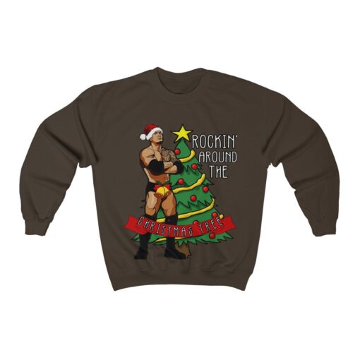 Rockin’ Around Jingle Bell Rock Dwayne Johnson Sweatshirt