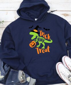 trick or treat saurus with pumpkin Halloween Shirt
