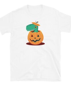 Halloween Dinosaur Pumpkin Trick Or Treat Shirt