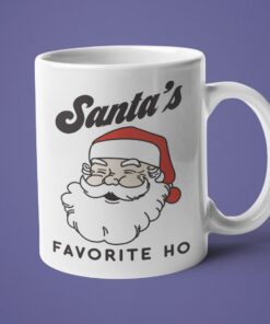 Funny Christmas Mug Santa’s Favorite Ho