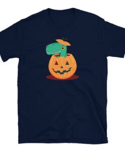 Halloween Dinosaur Pumpkin Trick or Treat Shirt