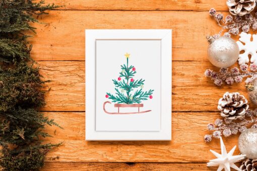 Christmas Tree Poster Seasonal