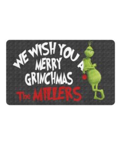 Personalized Christmas Doormat The Grinch