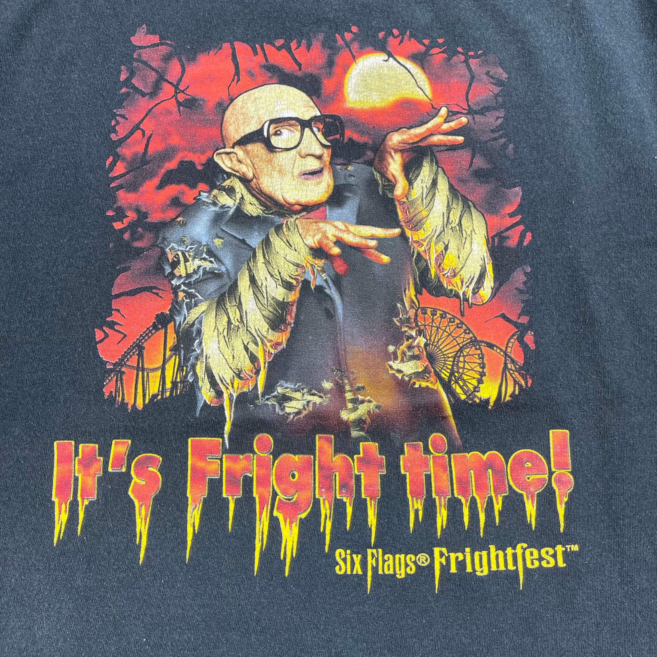 Vintage Mr Six Flags Fright Fest T-shirt